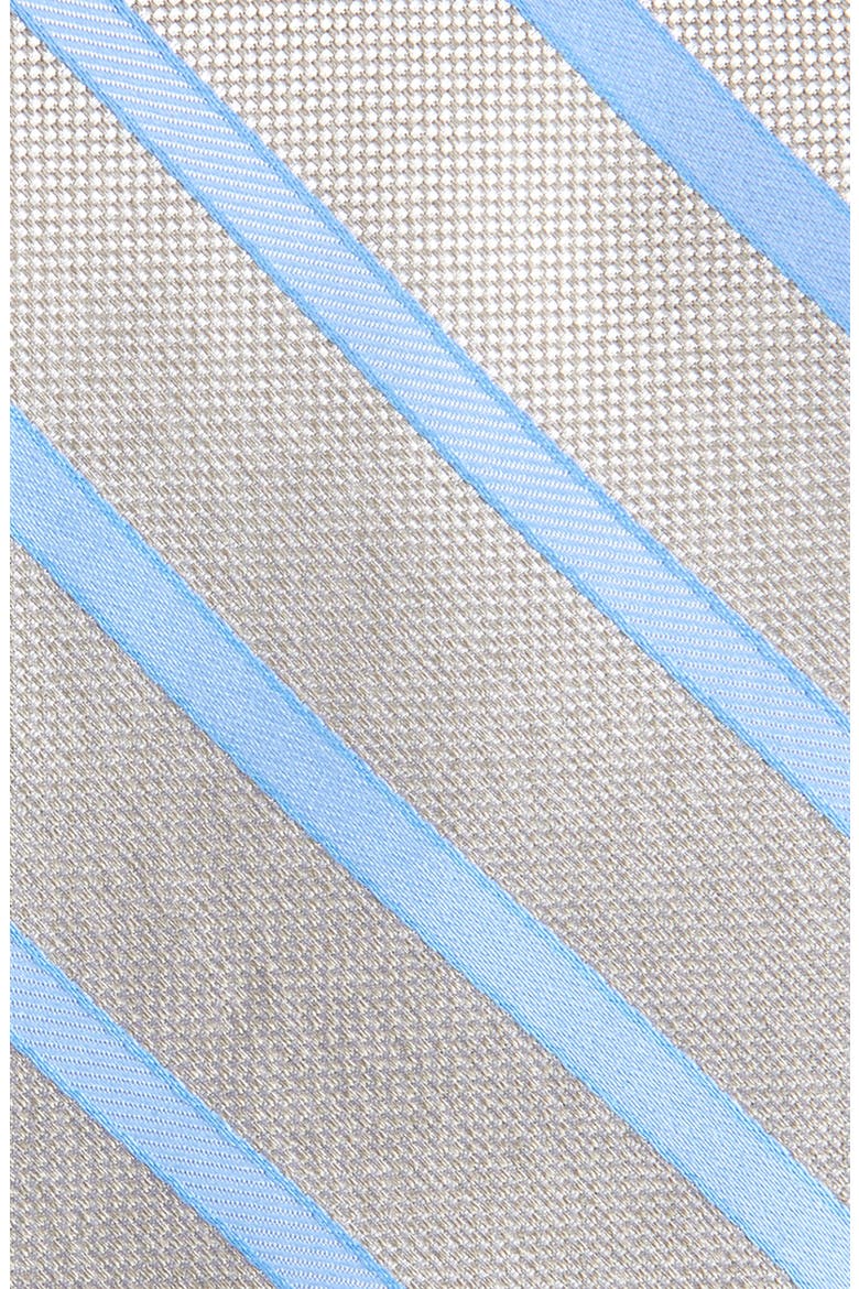 Dillane Stripe Silk Tie, Alternate, color, GREY