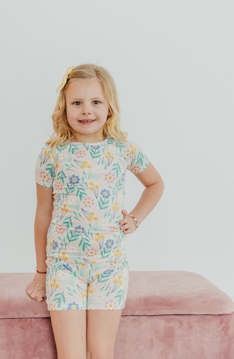 Copper Pearl Two-Piece Short Pajamas, Alternate, color, Clara