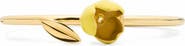 Kate Spade New York golden bloom flower bangle bracelet