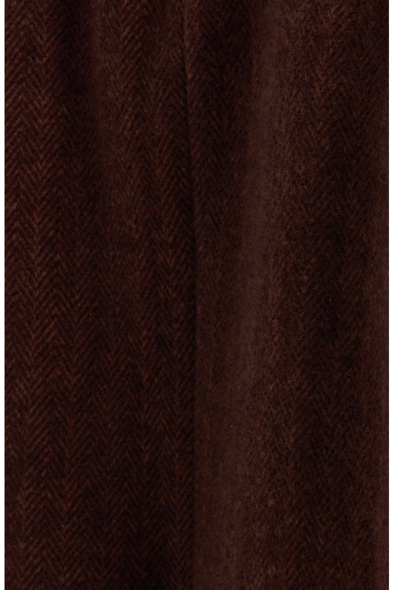Beau Cocoon Coat, Alternate, color, BROWN COMBO