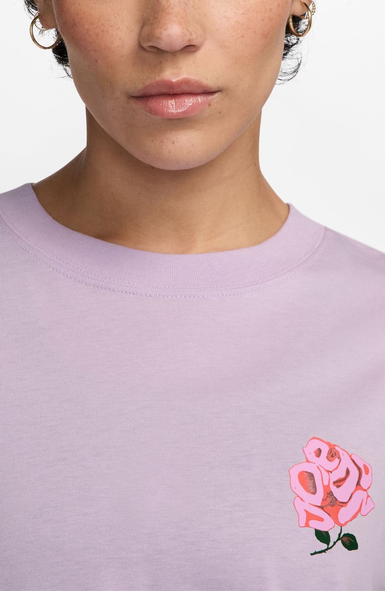 Jordan Girlfriend Floral Graphic T-Shirt, Alternate, color, Doll