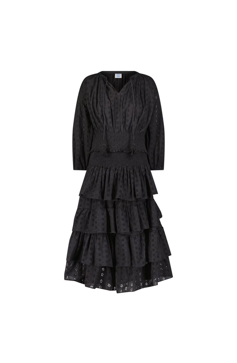 Mer St. Barth Lola Blouse, Alternate, color, Black