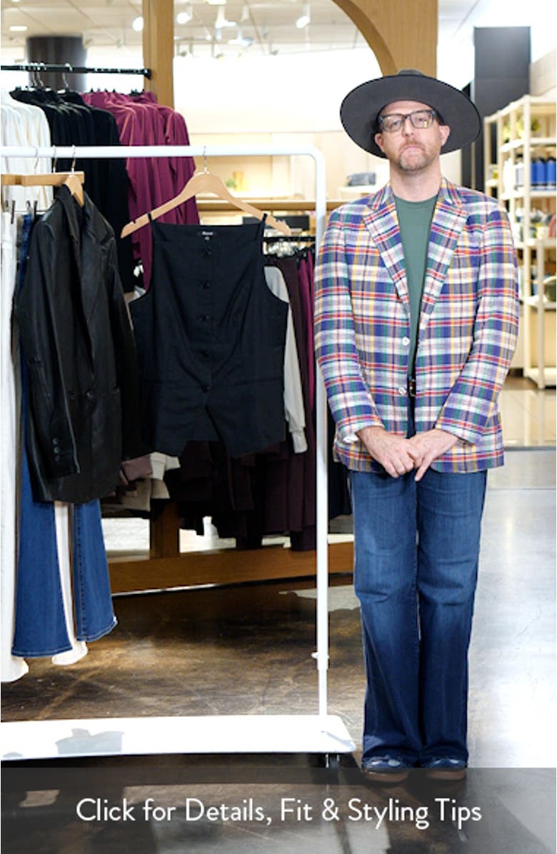 Square Neck Drapey Twill Vest, sales video thumbnail