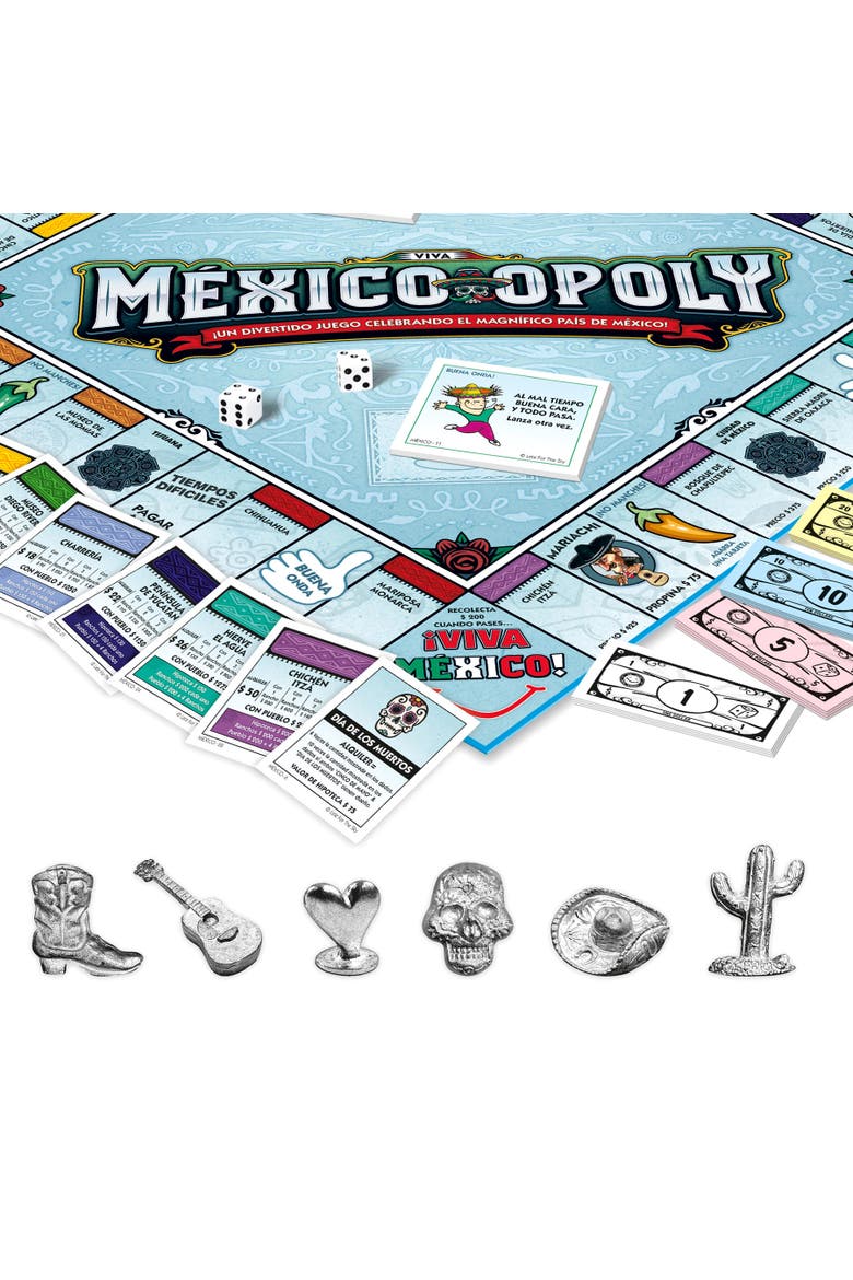 Mexicoopoly Monopoly Board Game, Alternate, color, Multicolored