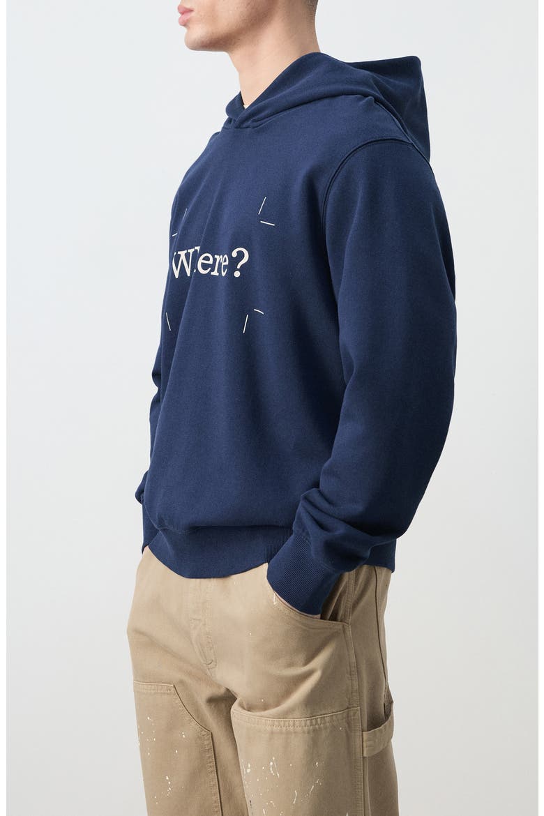 x Fantastic Man Where? Graphic Hoodie, Alternate, color, INK BLUE