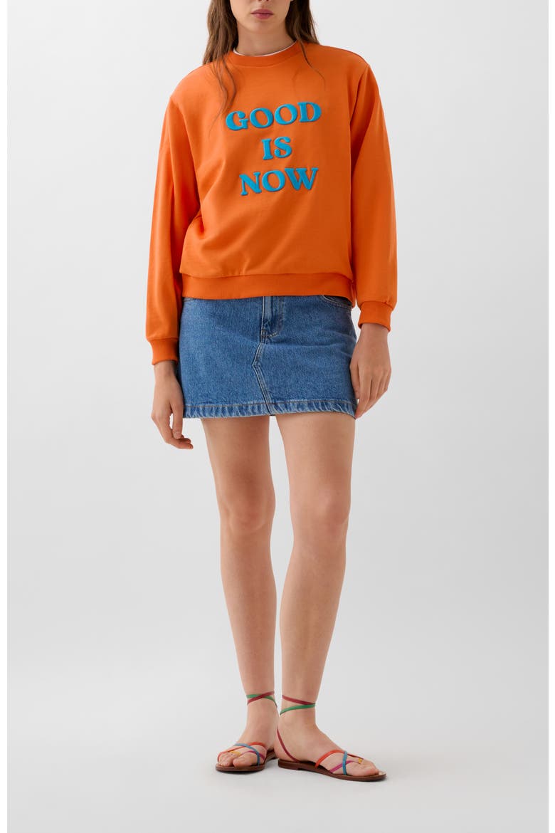 Claim Sweater, Alternate, color, Orange