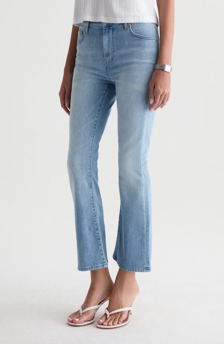 AG Farrah Mid Rise Crop Bootcut Jeans, Alternate, color, Flight
