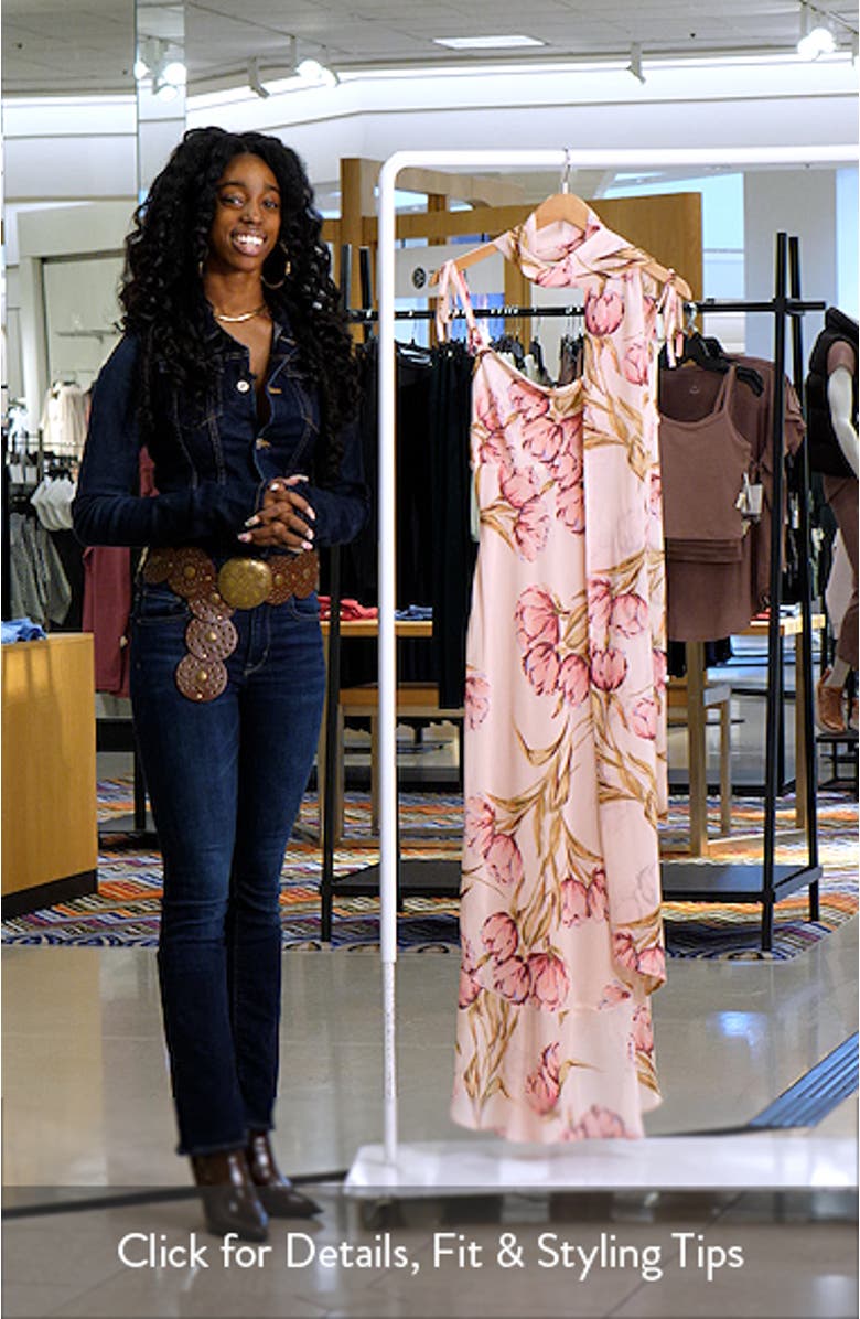 Jaila Ruffle Floral Maxi Dress, sales video thumbnail