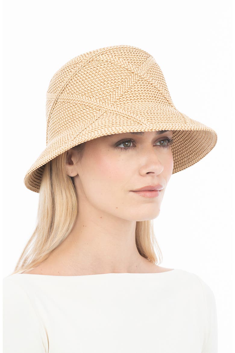 Latticia Bucket Hat, Alternate, color, PEANUT