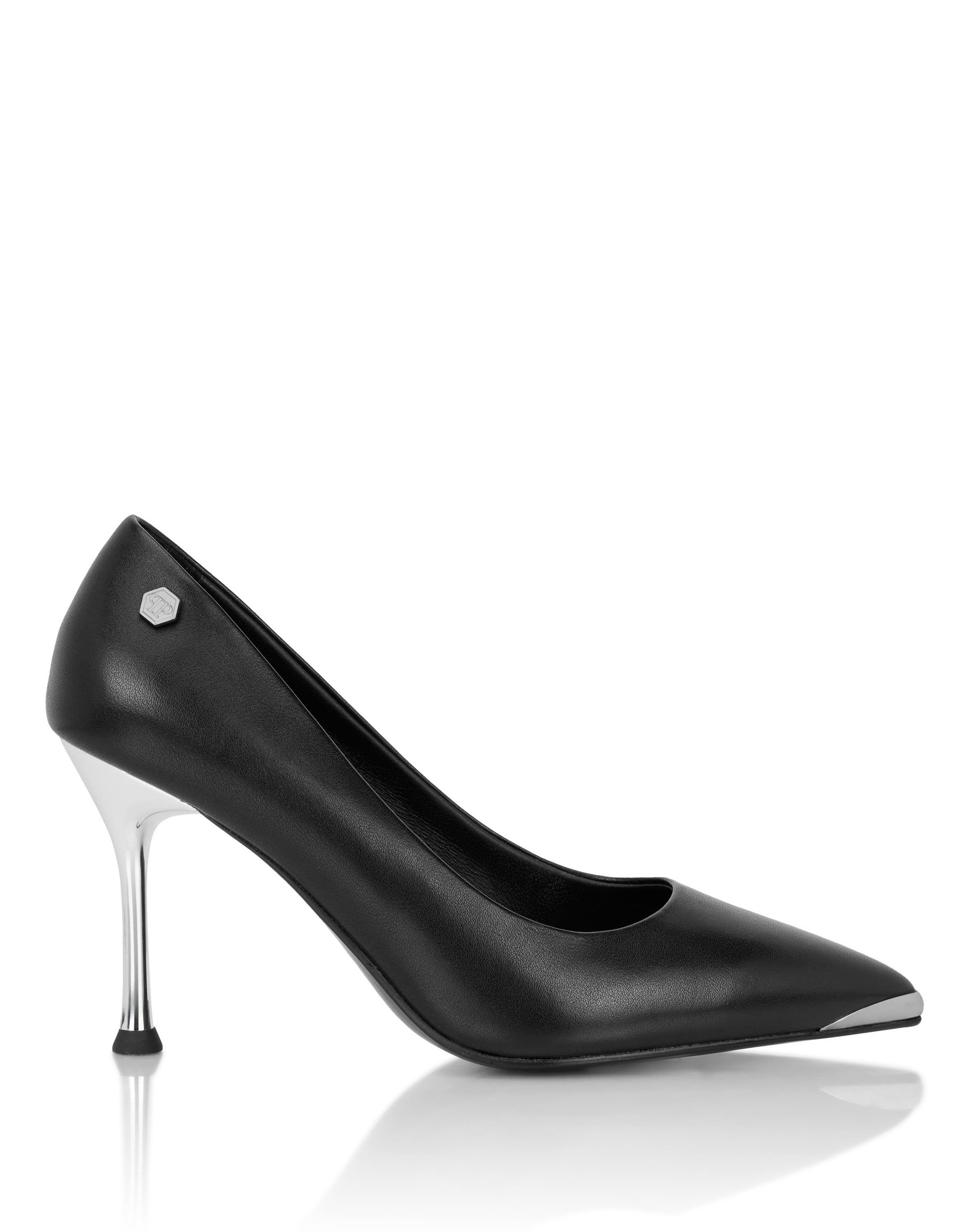 Nappa Decollete Hi-Heels Pump H110 Hexagon Women, Alternate, color, black