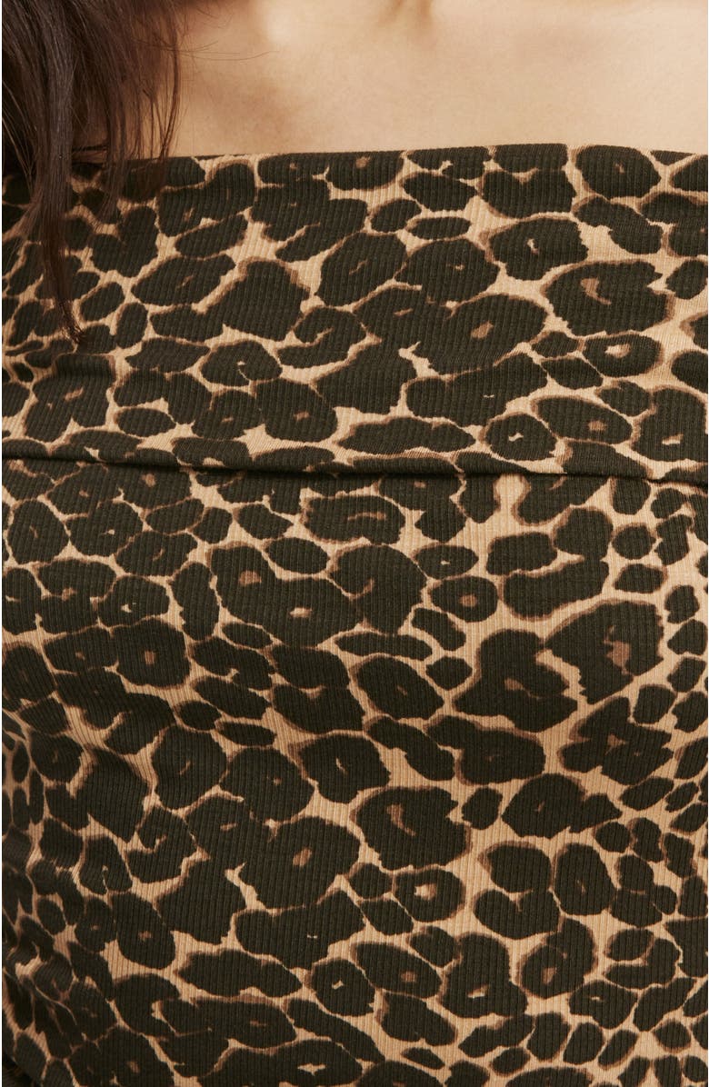 Cotton On Staple Rib Off Shoulder Long Sleeve Top, Alternate, color, 