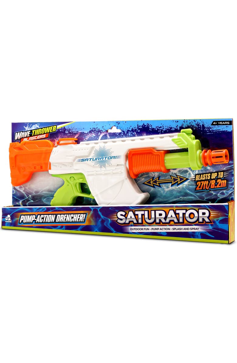 Lanard Water Blaster, Saturator, 20 Inch Pump Action Toy, Main, color, Multicolored