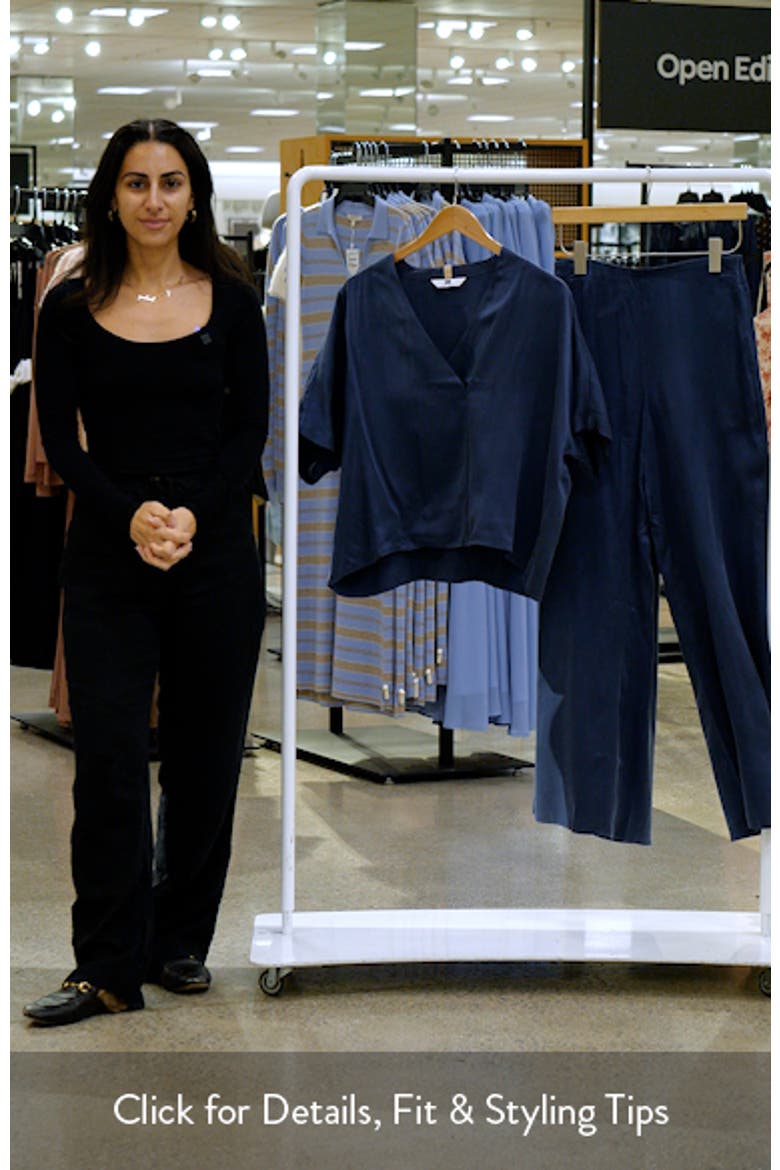 Washable Silk Crossover Pajamas video