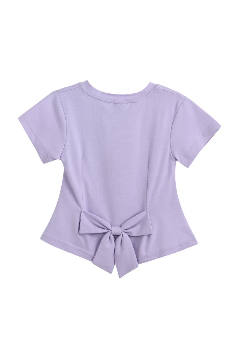 Mali Tee with Bow Back, Alternate, color, Purple