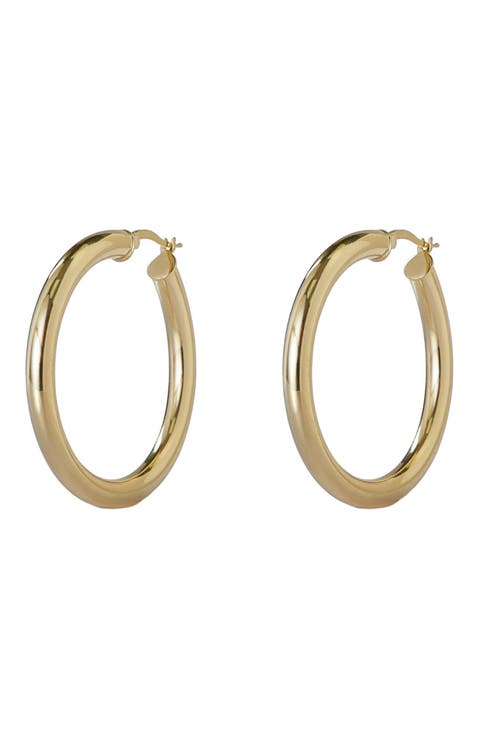 Tubular Hoop Earrings