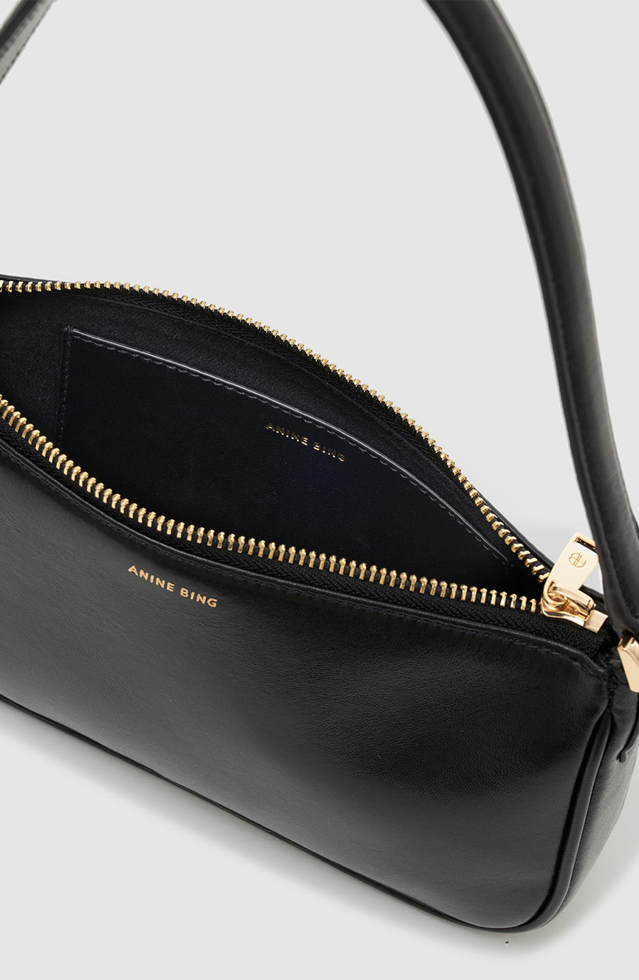 ANINE BING Mini Elly Bag, Alternate, color, Black