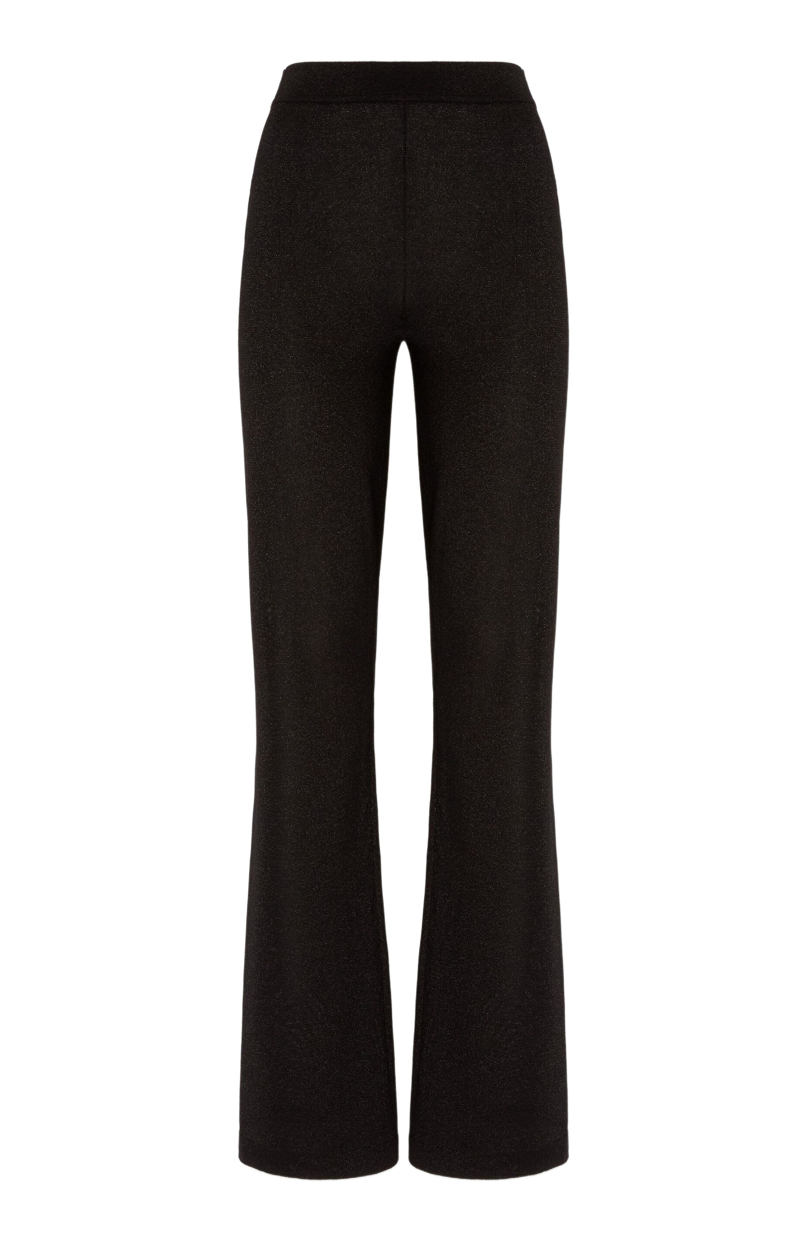 Straight Trousers In Lame Viscose - image 2