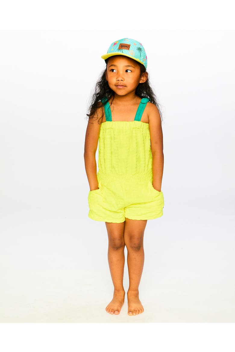 Terry Cloth Sleeveless Jumpsuit, Alternate, color, Yellow
