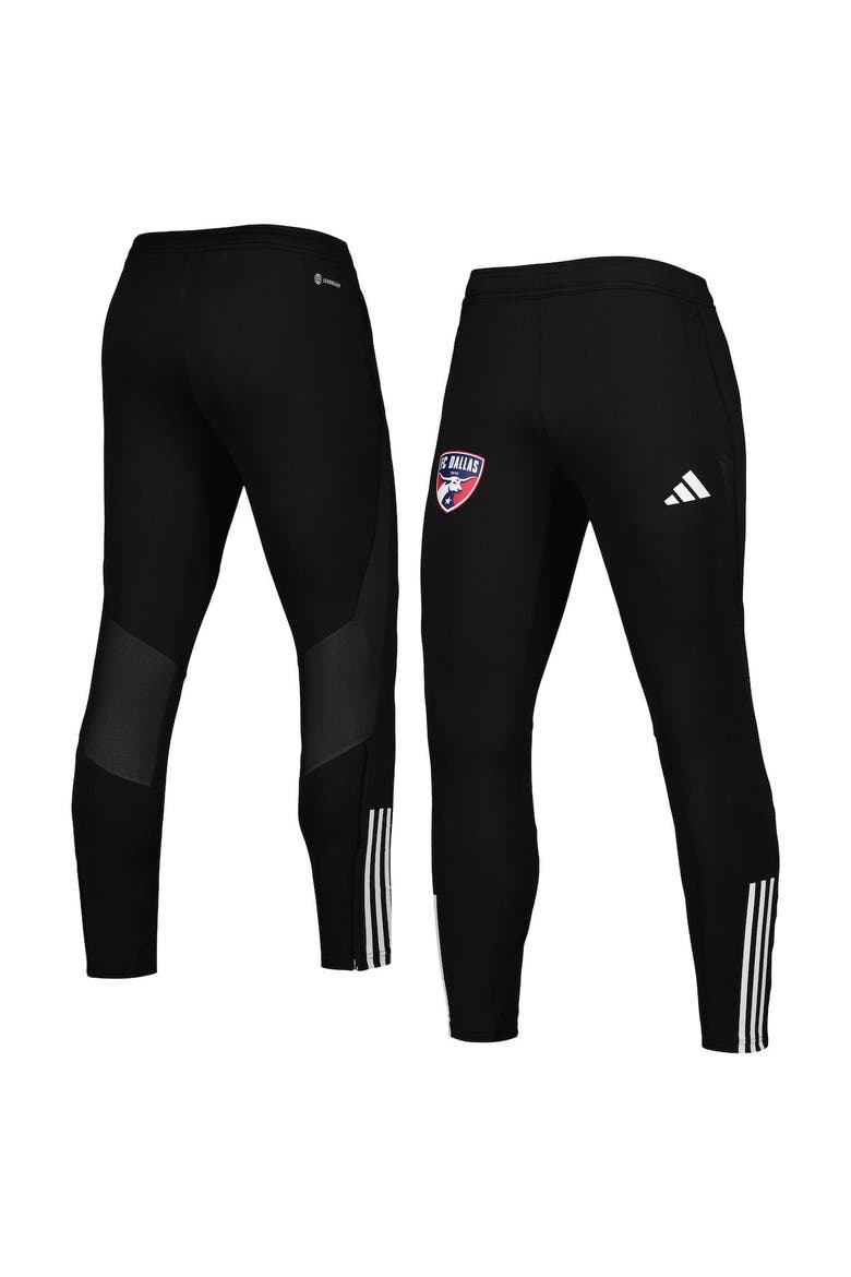 Men's adidas Black FC Dallas 2023 On-Field Team Crest AEROREADY Training Pants, Main, color, Black