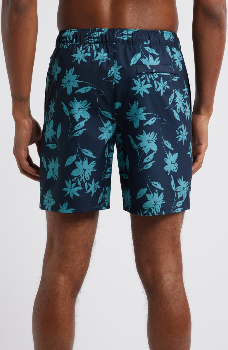 Original Penguin 9-Inch Volley Swim Trunks, Alternate, color, Dark Sapphire