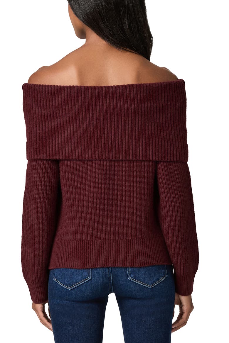 Mazzi Off the Shoulder Sweater, Alternate, color, PINOT