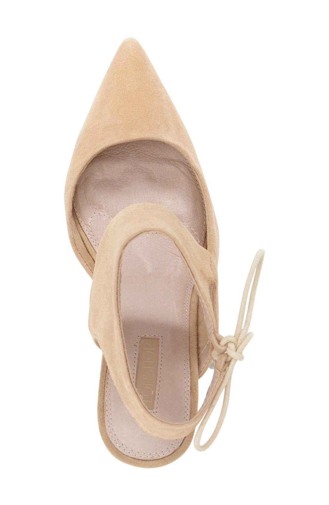 'Gallery' Pointy Toe Pump, Alternate, color, NUDE