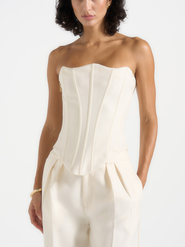 Manière De Voir Scarlett Tailored Lace Up Corset