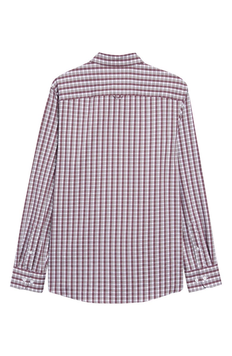 NORDSTROM MEN'S SHOP Perform Regular Fit Check Button-Up Shirt, Alternate, color, 