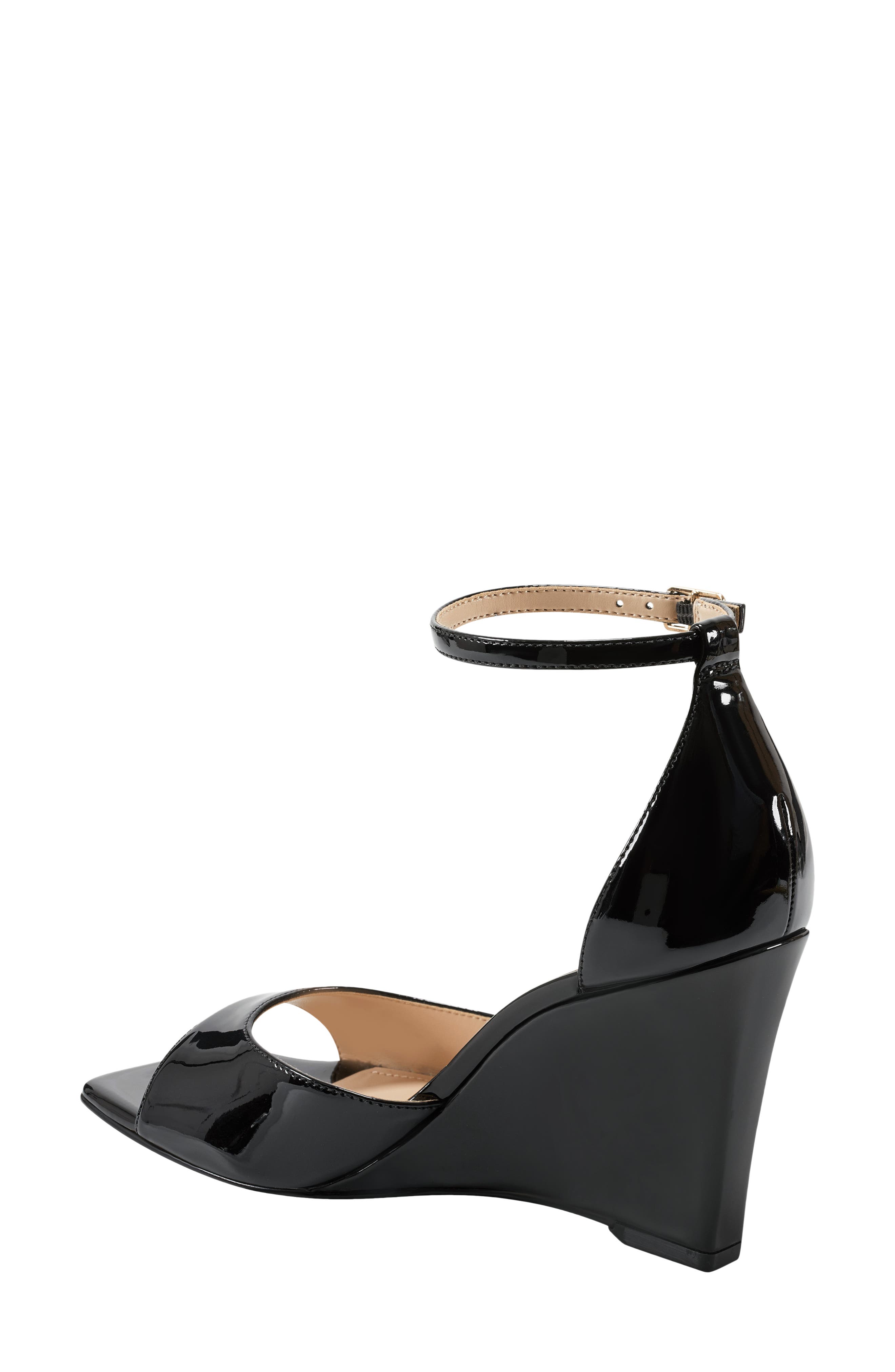 Marc Fisher LTD Camira Ankle Strap Wedge Sandal, Alternate, color, 