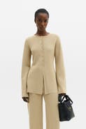 Malina Azra Metallic Milano Knitted Cardigan