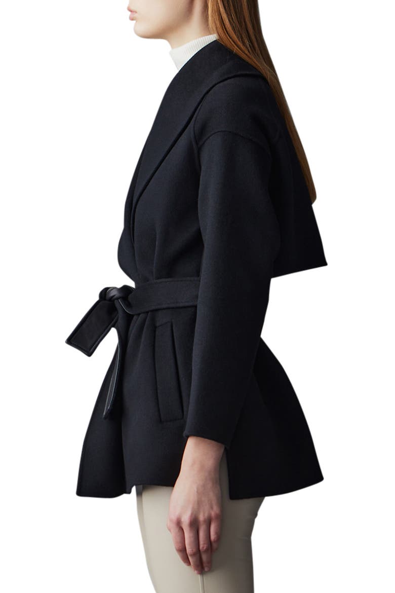 Tyra Wool Coat, Alternate, color, BLACK
