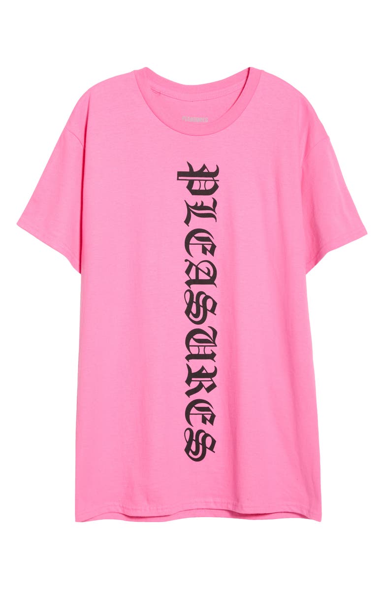 PLEASURES Knight Graphic T-Shirt, Main, color, Pink