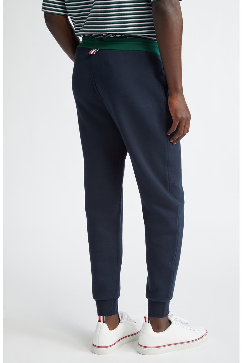 Colorblock Cotton Joggers, Alternate, color, NAVY