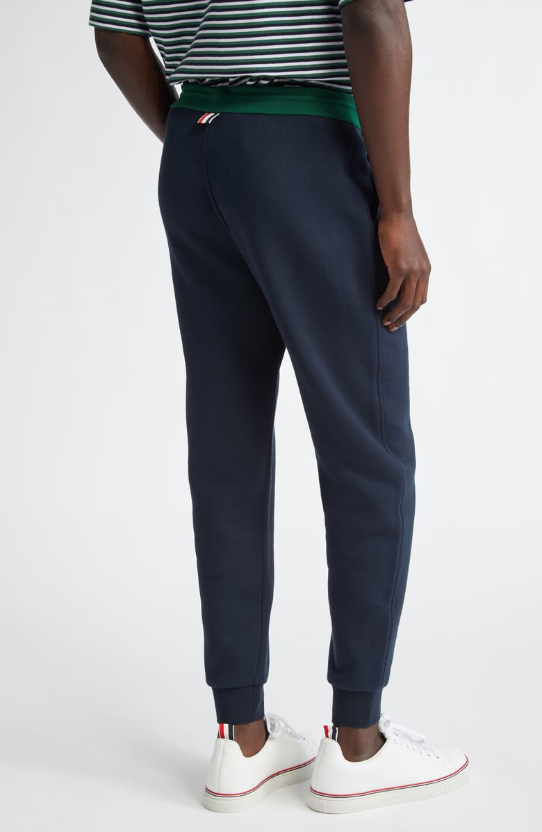 Thom Browne Colorblock Cotton Joggers, Alternate, color, 