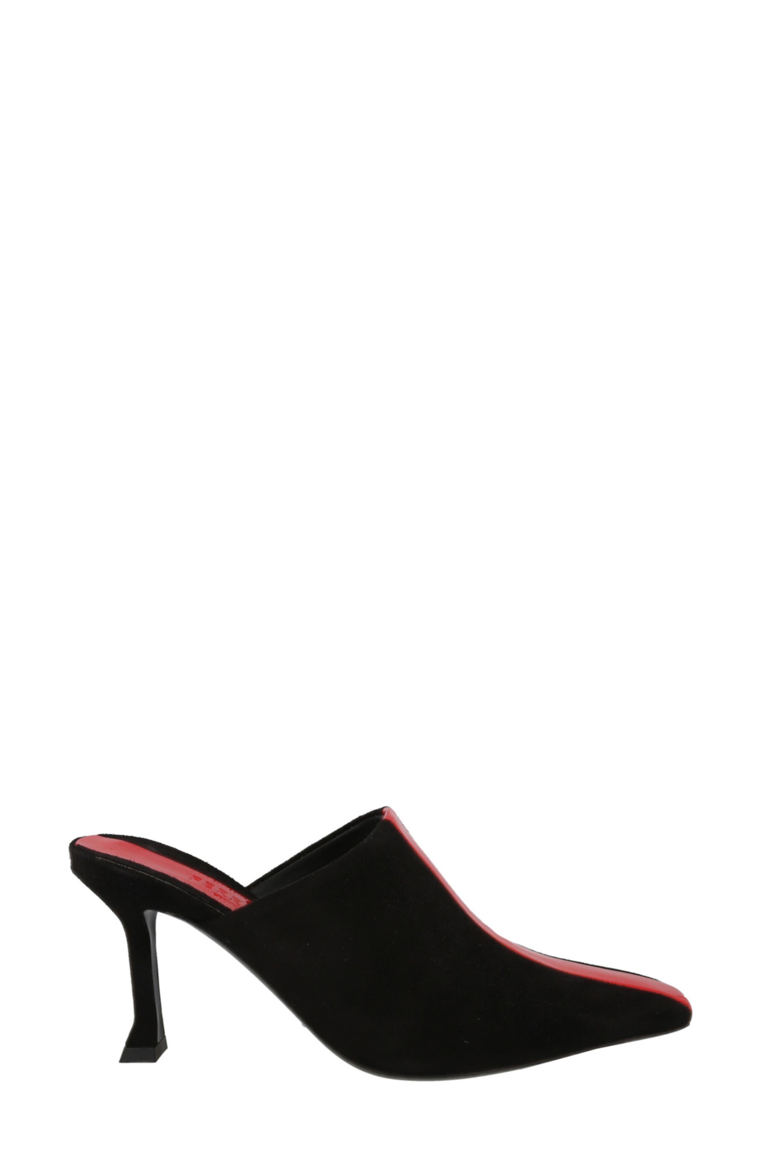 FERRAGAMO Sophye Suede Mule, Alternate, color, Black
