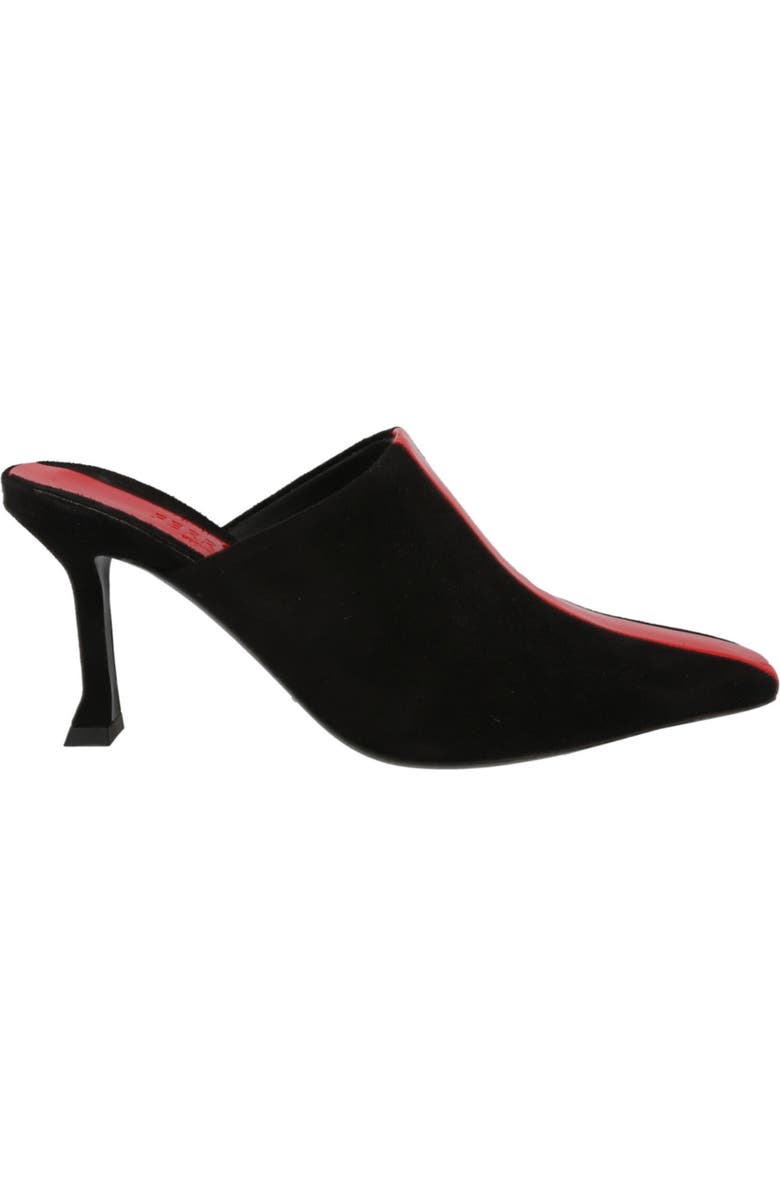 FERRAGAMO Sophye Suede Mule, Alternate, color, Black