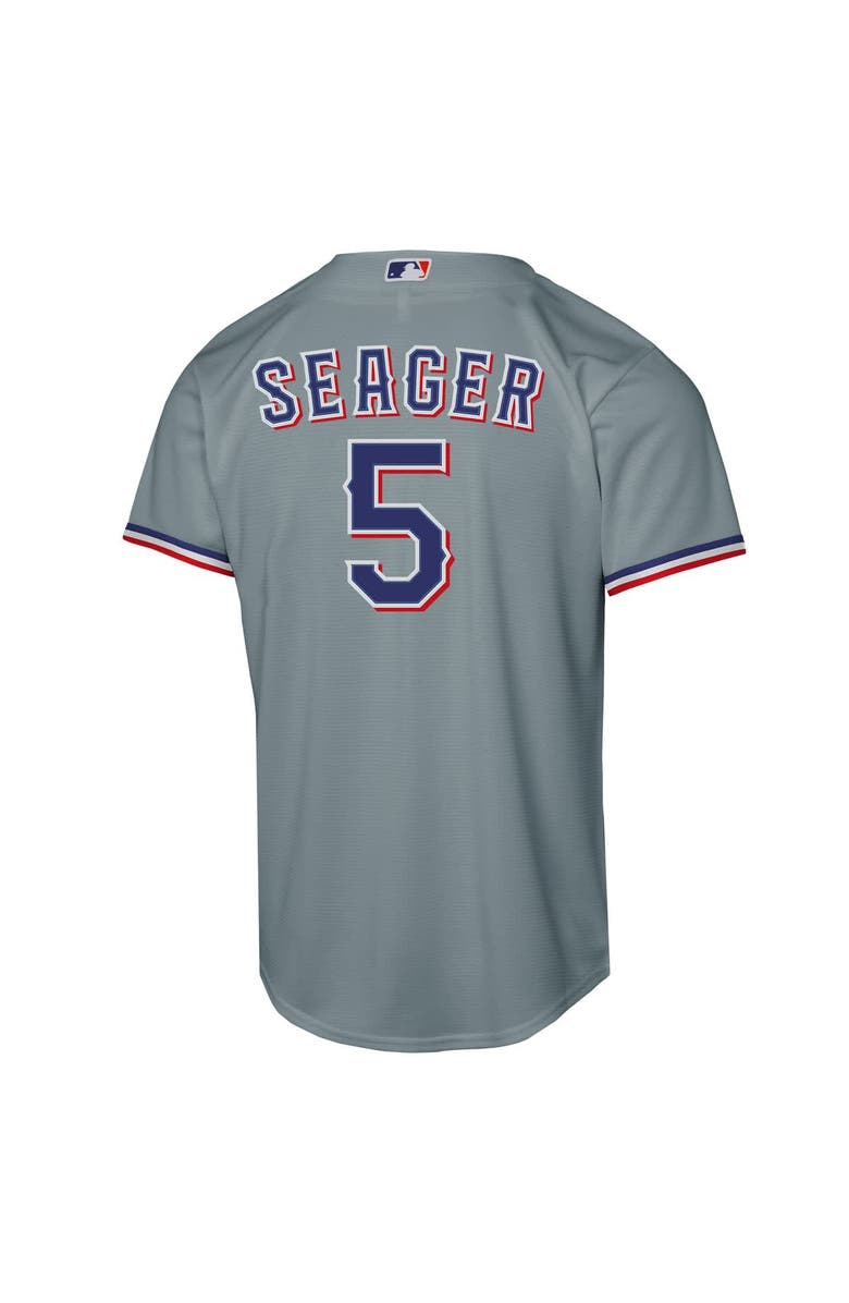 Nike Youth Nike Corey Seager Gray Texas Rangers Road Replica Jersey, Alternate, color, Gray