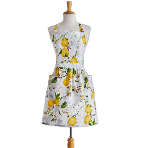 Lemoncello Hostess Apron Cotton Machine Wash One Size