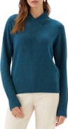 Karen Kane Crossover Shawl Collar Sweater