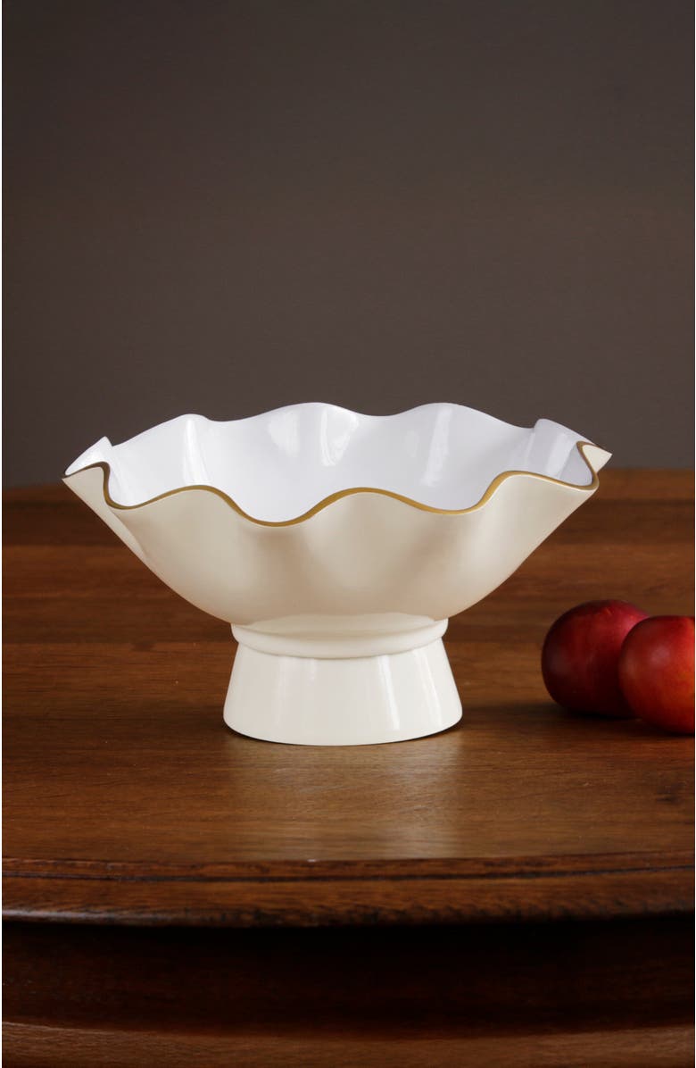 BEATRIZ BALL Collection Encanto Carola Small Pedestal, Alternate, color, Cream And White