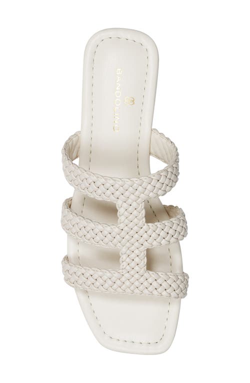 Shop Bandolino Summer Slide Sandal In Ivory