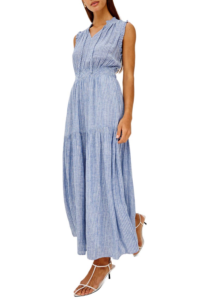 Alessi Stripe Sleeveless Dress, Alternate, color, BARLETTA STRIPE