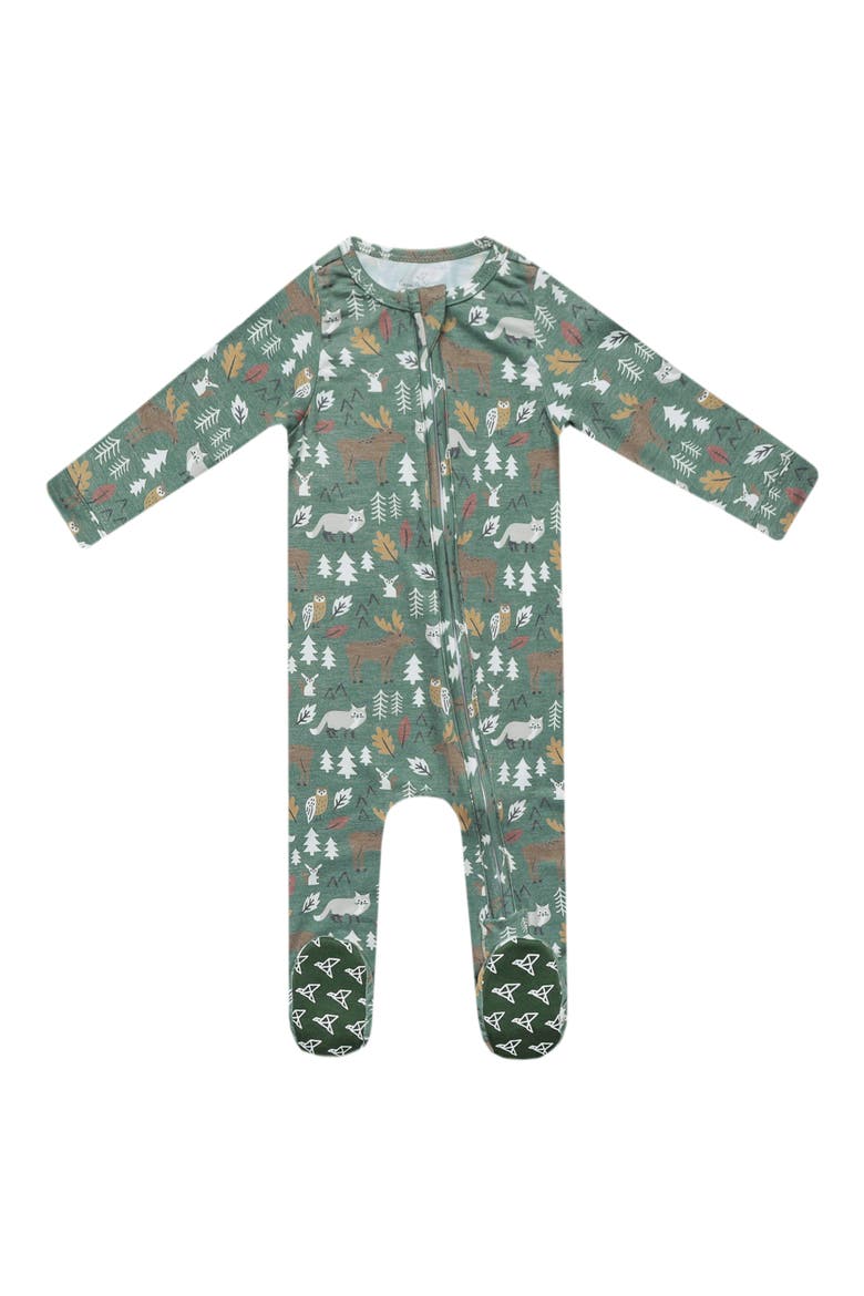 Atwood Zip-Up Footie Pajamas, Main, color, ATWOOD