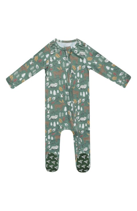 Atwood Zip-Up Footie Pajamas (Baby)