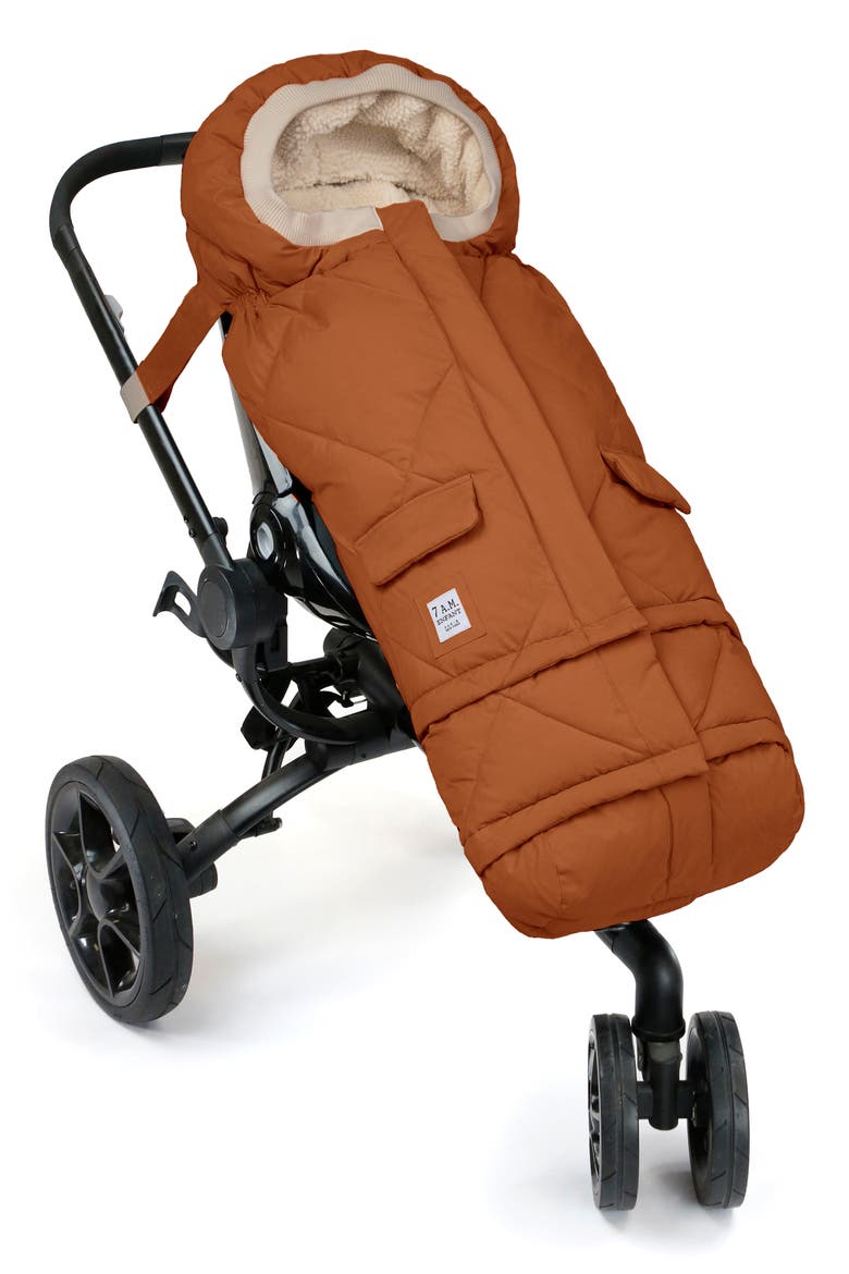 212 evolution® Extendable Stroller & Car Seat Waterproof Footmuff, Alternate, color, SPICE QUILTED