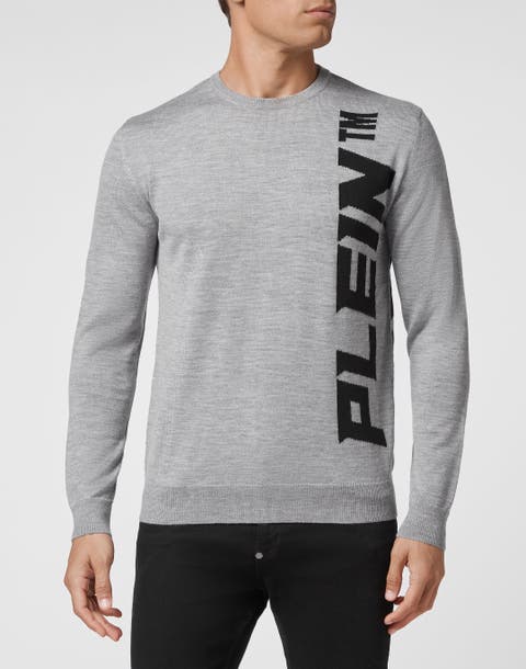 Wool Pullover Round Neck Ls Men