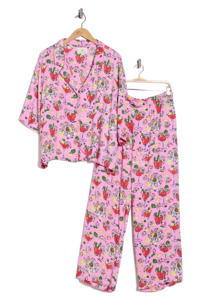 Wildest Dreams Satin Pajamas, Alternate, color, PARLOR PINK