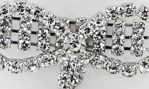 Bp. Sparkle Bow Choker Necklace In Metallic