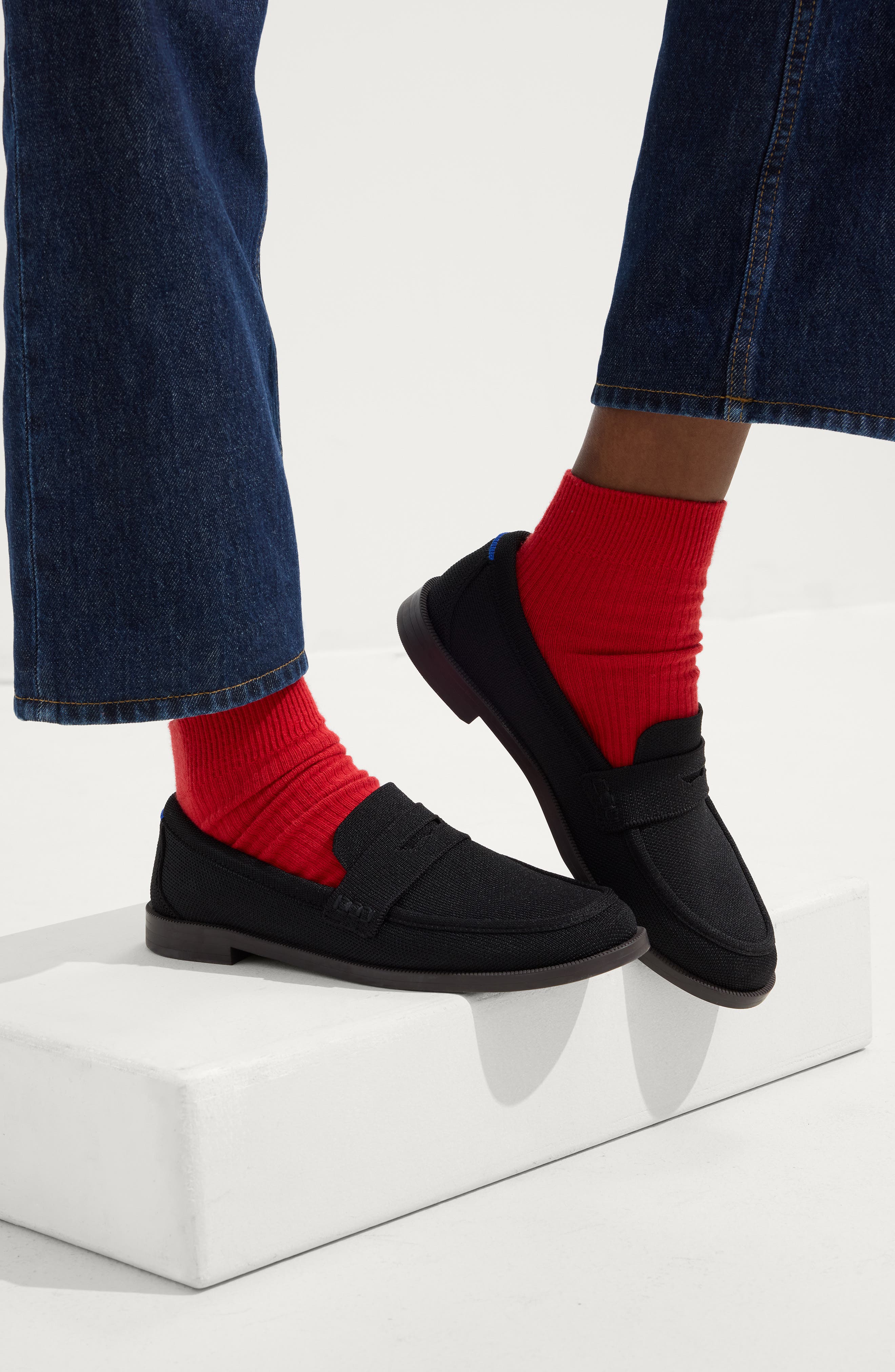 Rothy
s The Penny Loafer, Alternate, color, Black