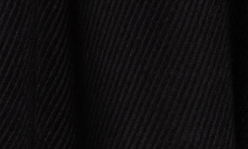 Vince Camuto Reversible Pleated Belted Topper In Black